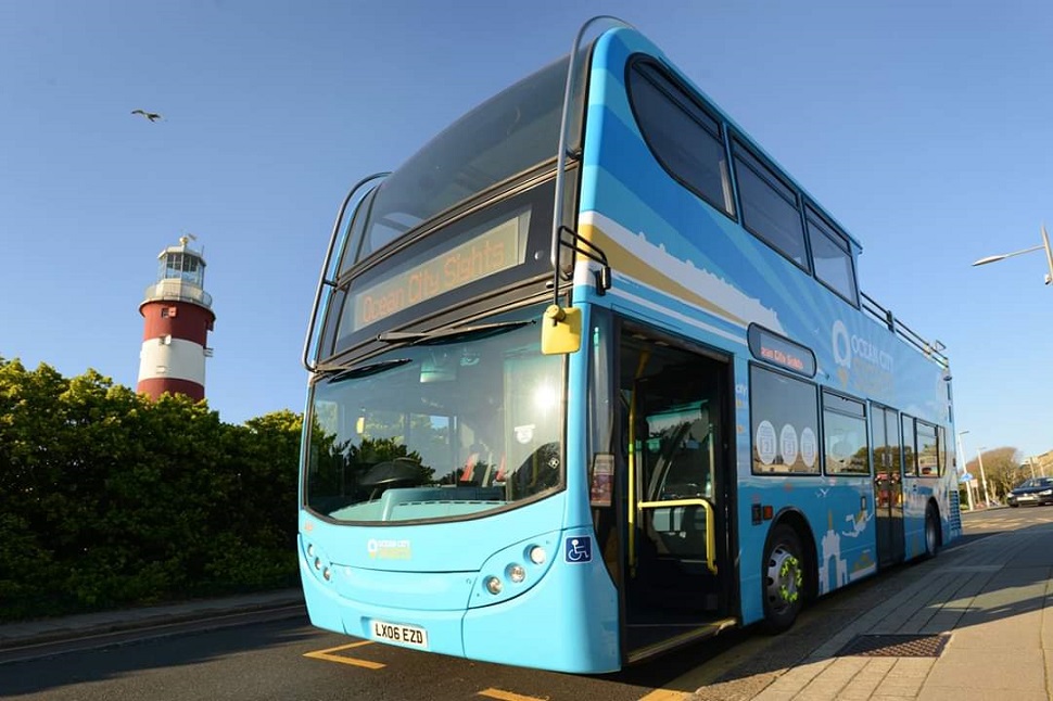 open top bus tours plymouth